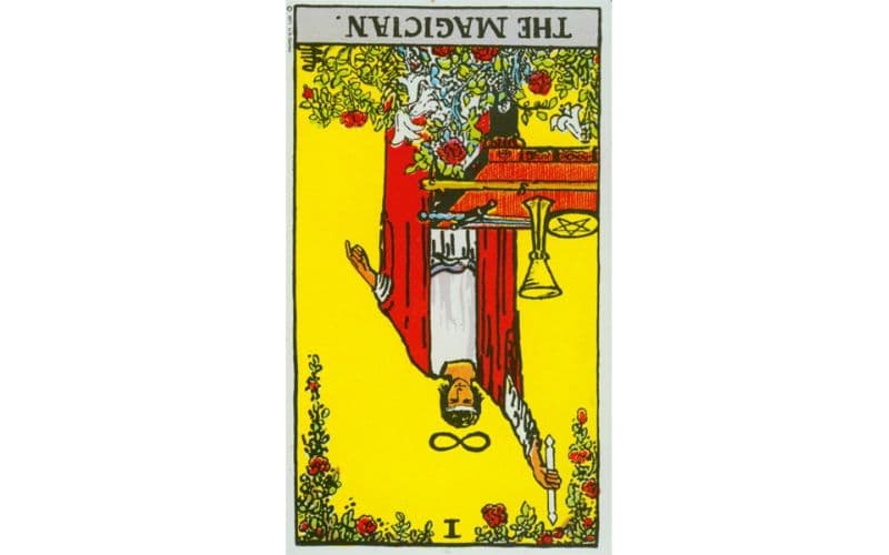 Ý nghĩa lá The Magician ngược