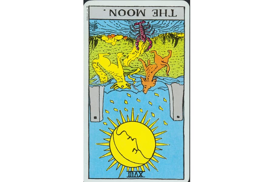 Ý nghĩa lá The Moon ngược