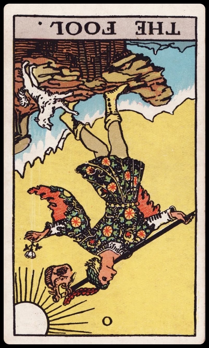 Ý nghĩa lá The Fool ngược