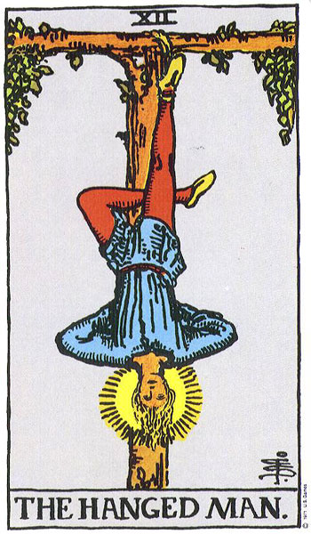 Ý nghĩa lá The Hanged Man xuôi