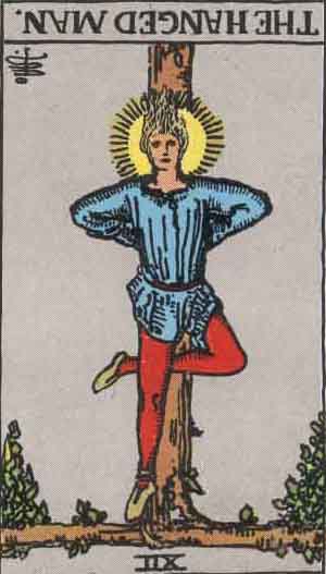 Ý nghĩa lá The Hanged Man ngược